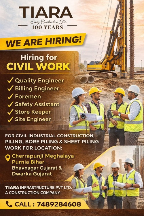 Civil Site Engineer / Quality Engineer / Billing & Planning Engineer | Whatsup 74892 84608